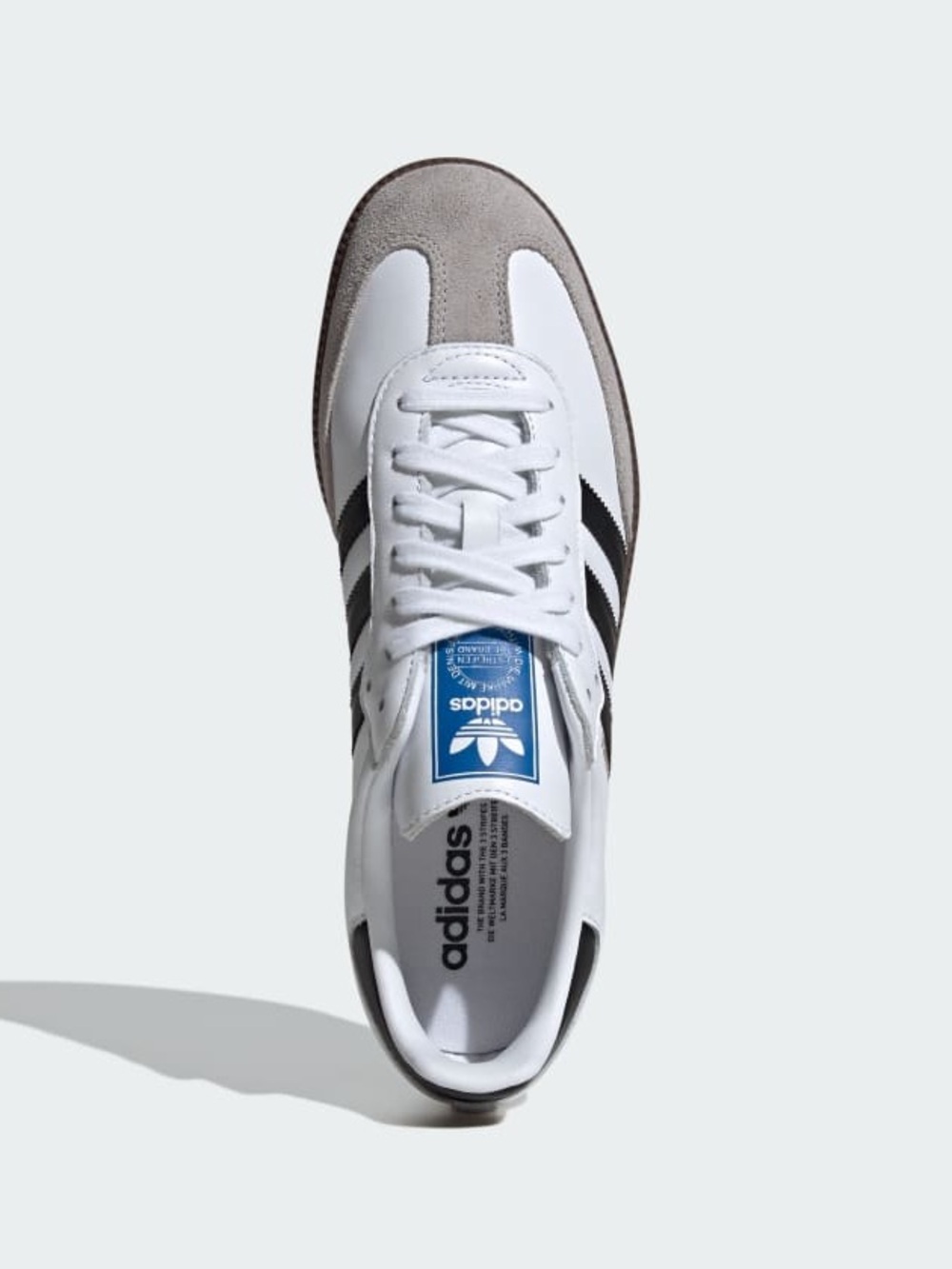 Adidas Samba OG original White Black Classic Sneaker tennis shoe size 8 women - Picture 6 of 13